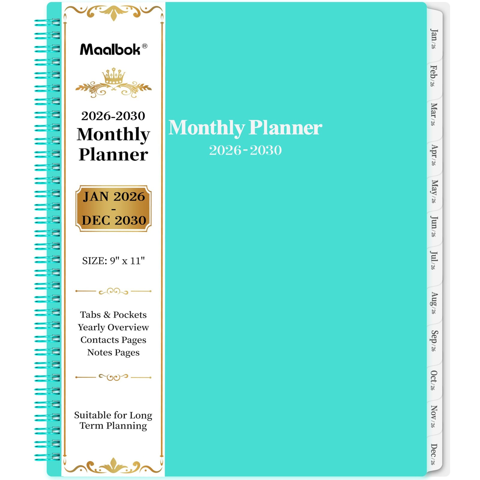 2026-2030 Monthly Planner/Calendar – Jan 2026 – Dec 2030, 5 Year Monthly Plan…