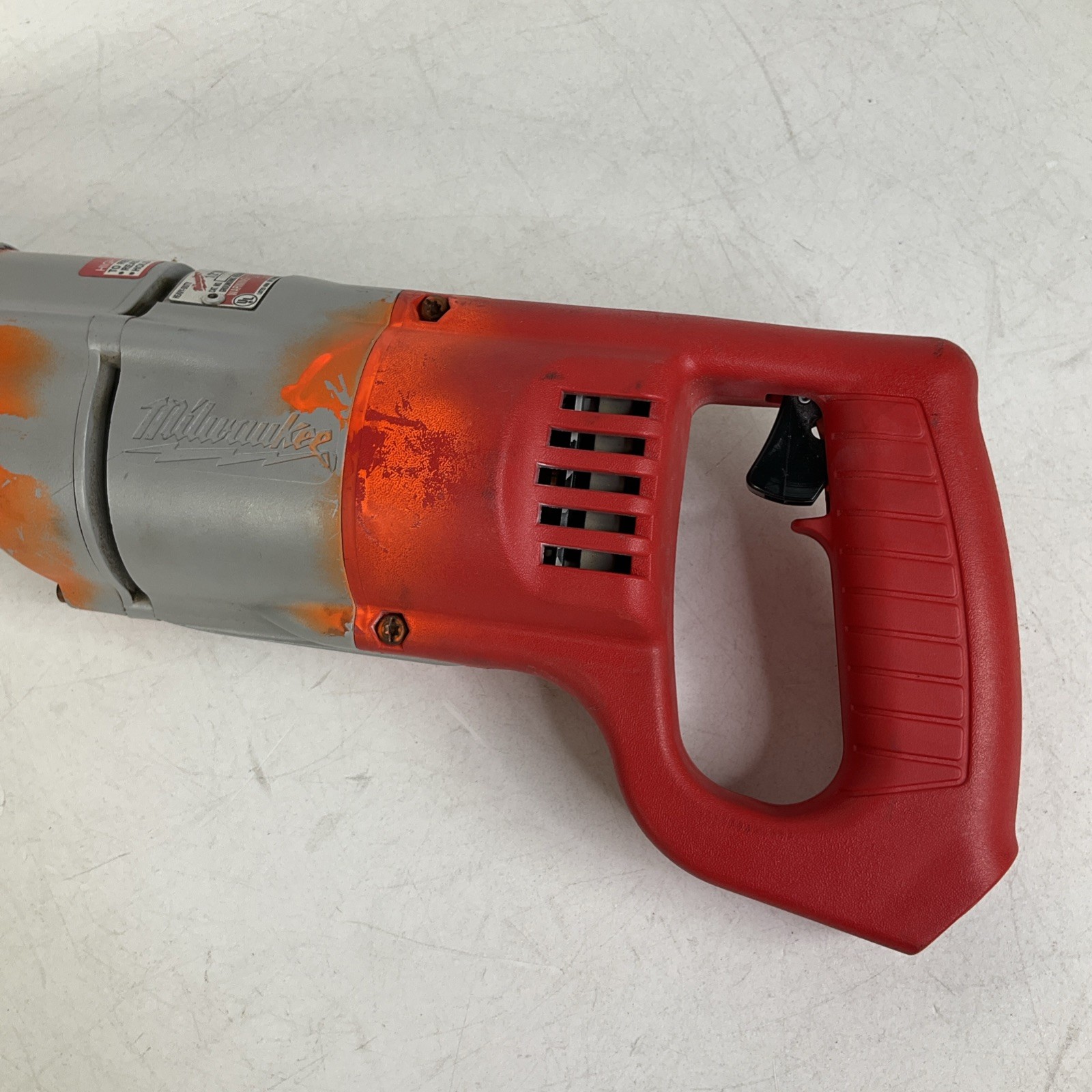 Milwaukee 1/2″ Drill 48-06-2871 With Right Angle Drive 1107-1 With Metal Case