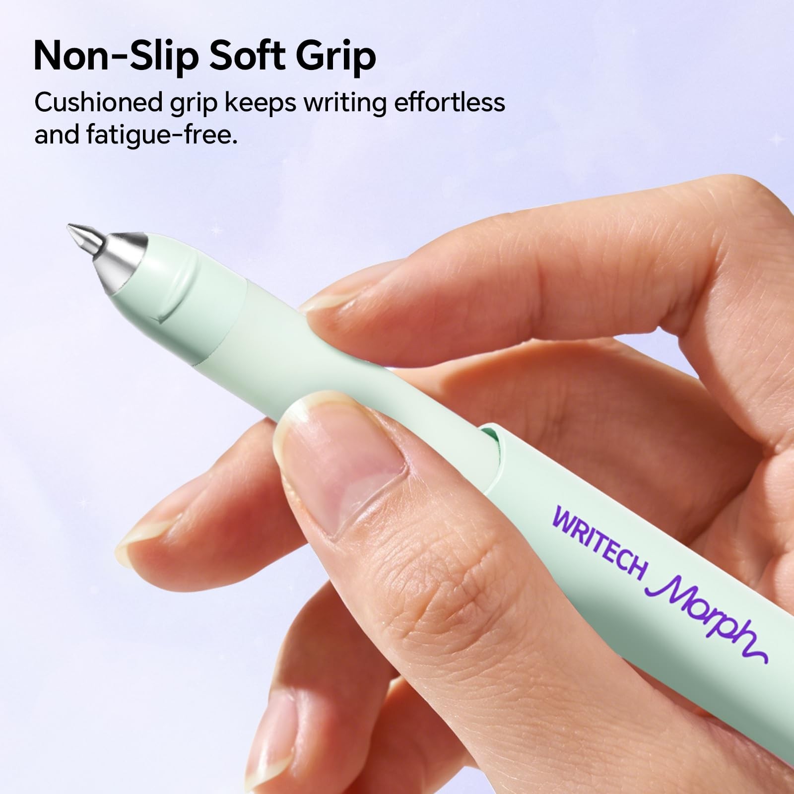 Pens Medium Point: Morph 0.7mm Black Ink Mini to Full Size Soft Grip Portable…