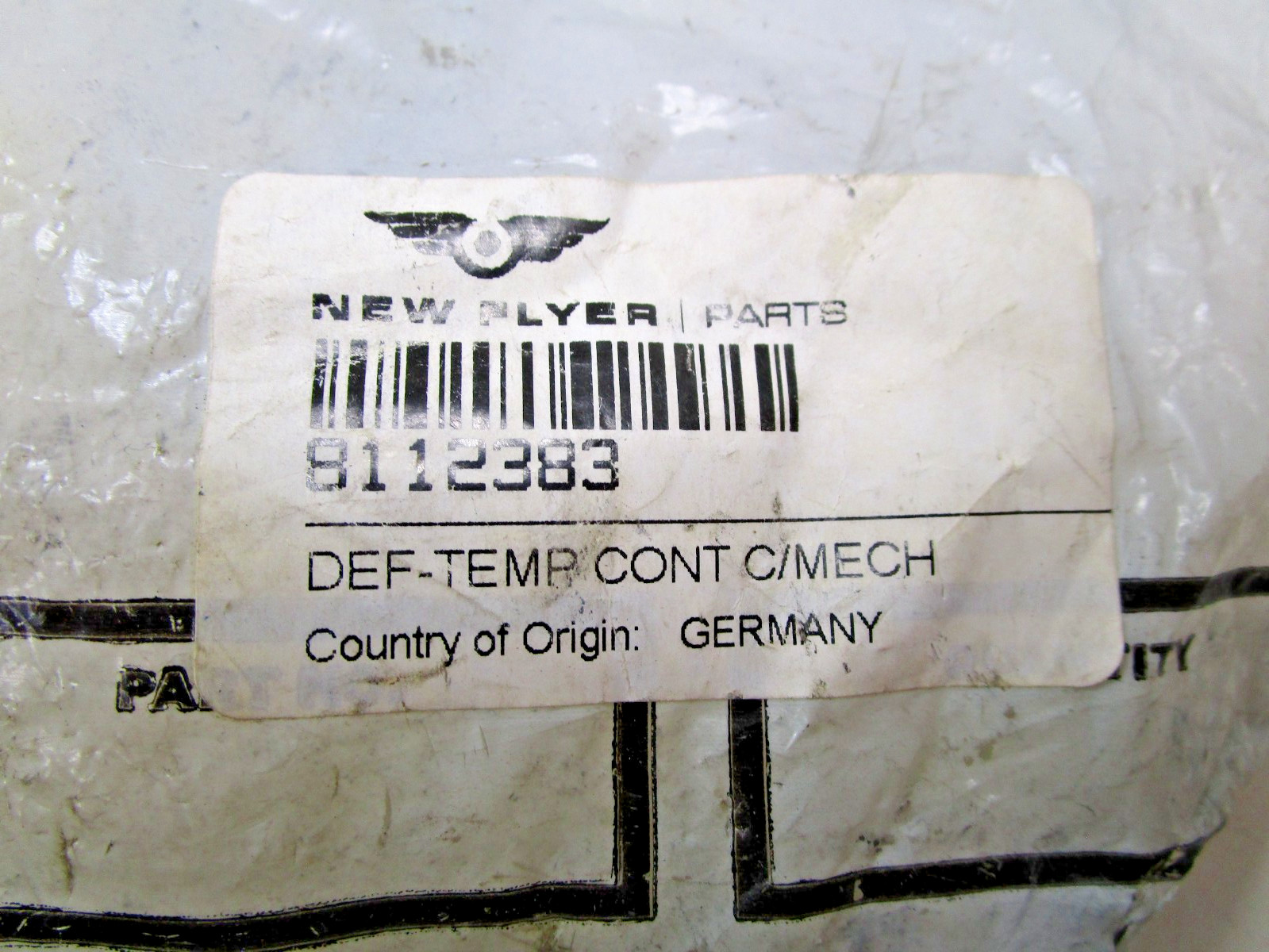 New Flyer 8112383 Rotary Temperature Cable Control Mechanism