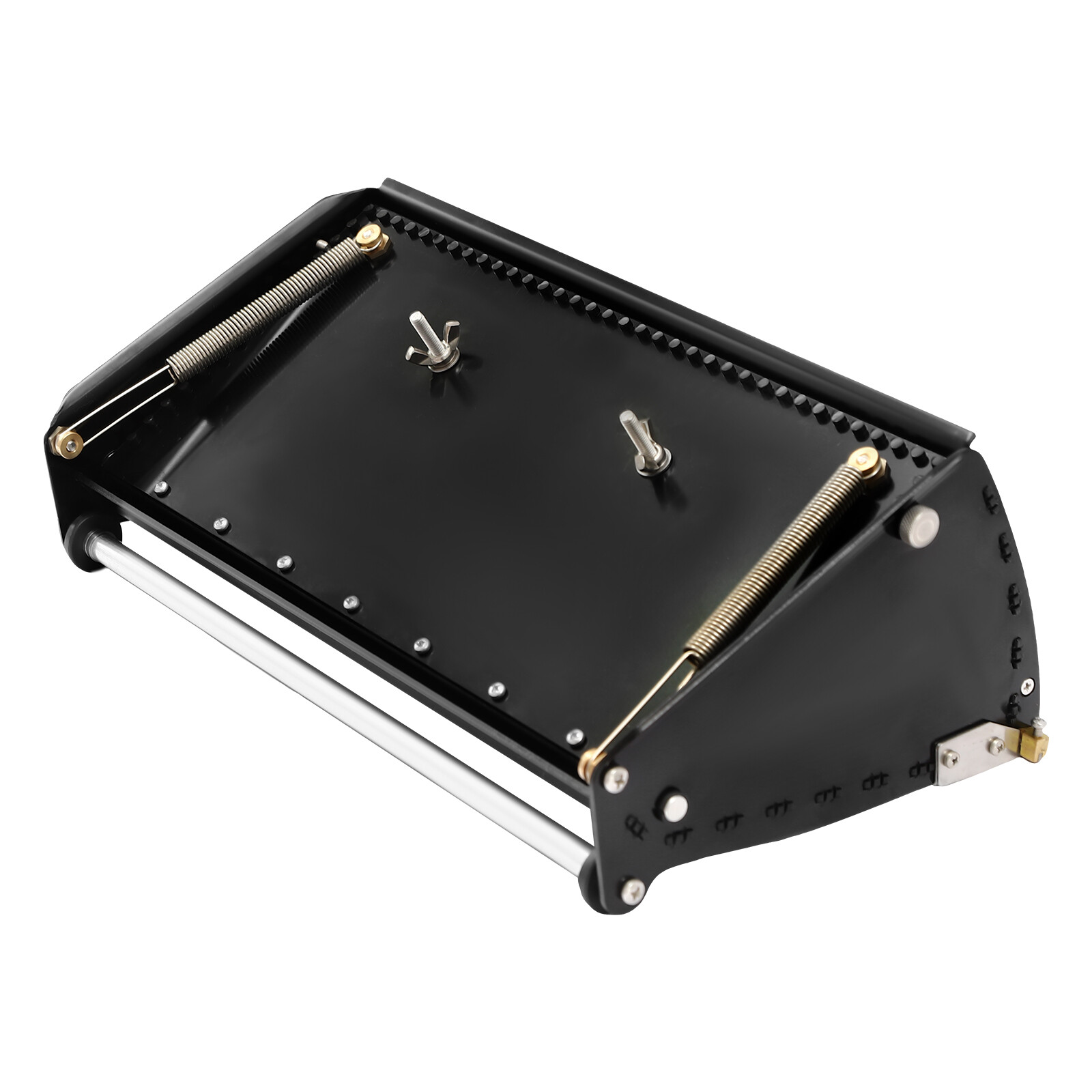 12″ Drywall Flat Finishing Box Drywall Tool Stainless Steel 32cm/12.6in Black