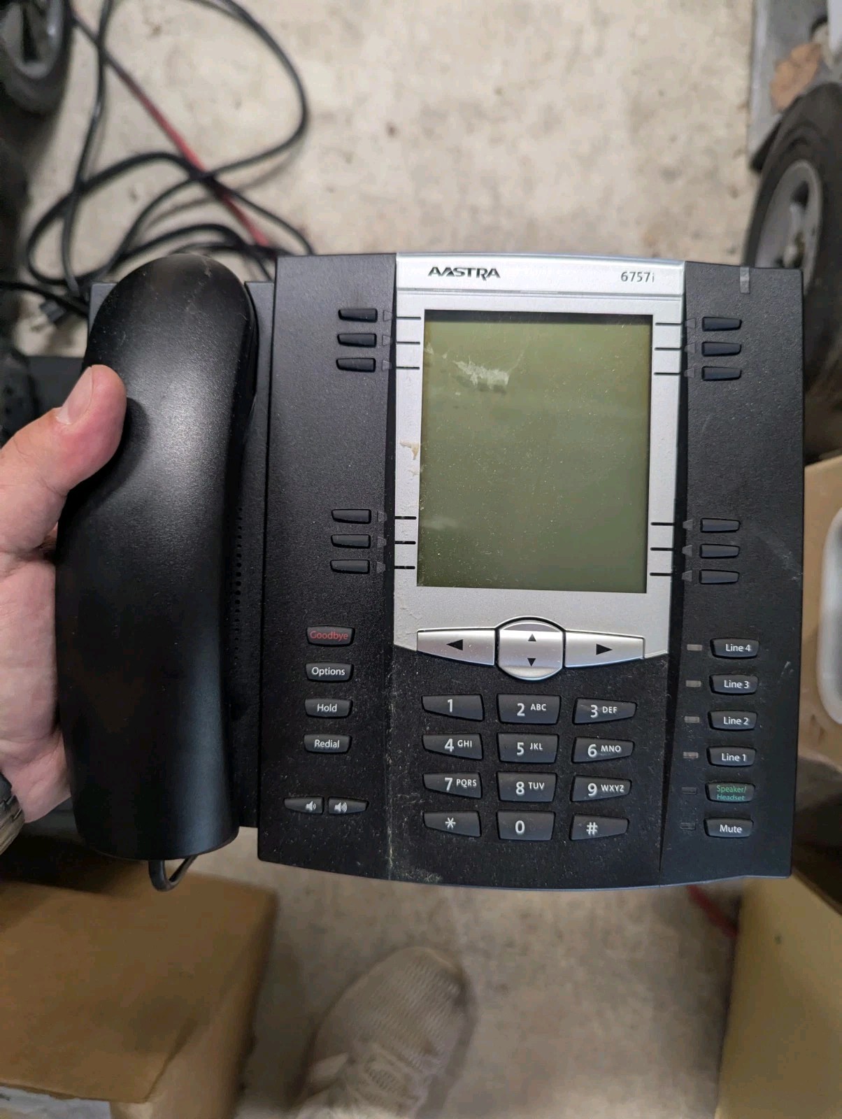 MITEL 5320e IP Phone w/Backlit Display (Qty 5 + 1 Aastra 6757i)