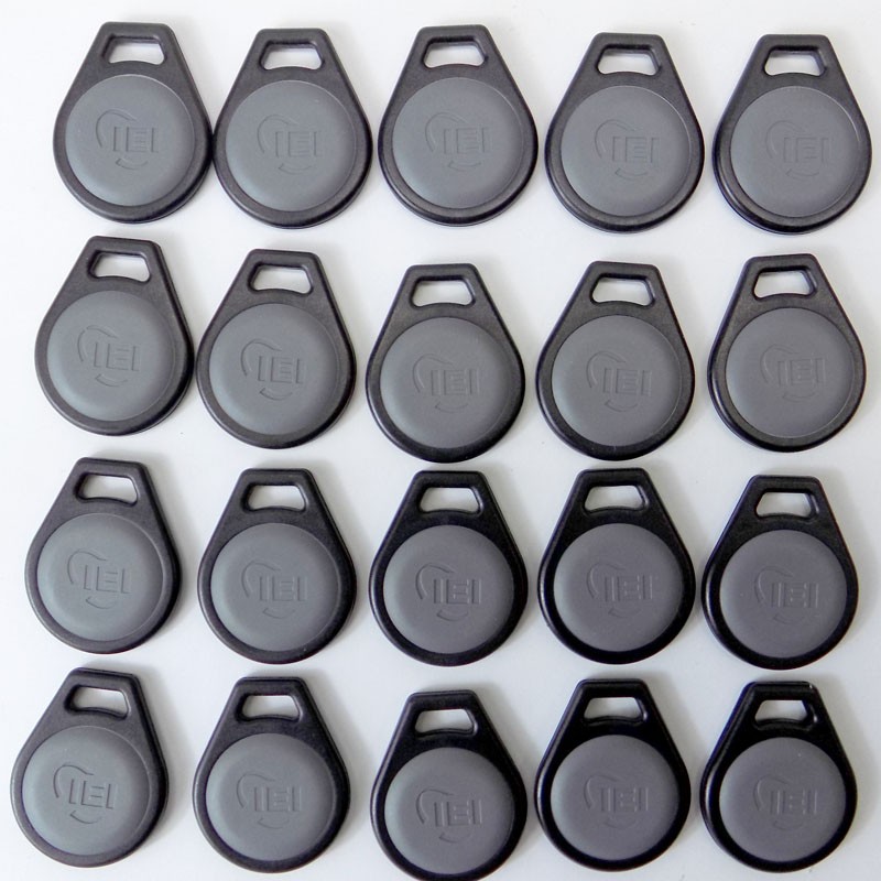(20) NON-PROGRAMMED Linear IEI ProxKey III 125KHz 26-bit Proximity Key Fobs