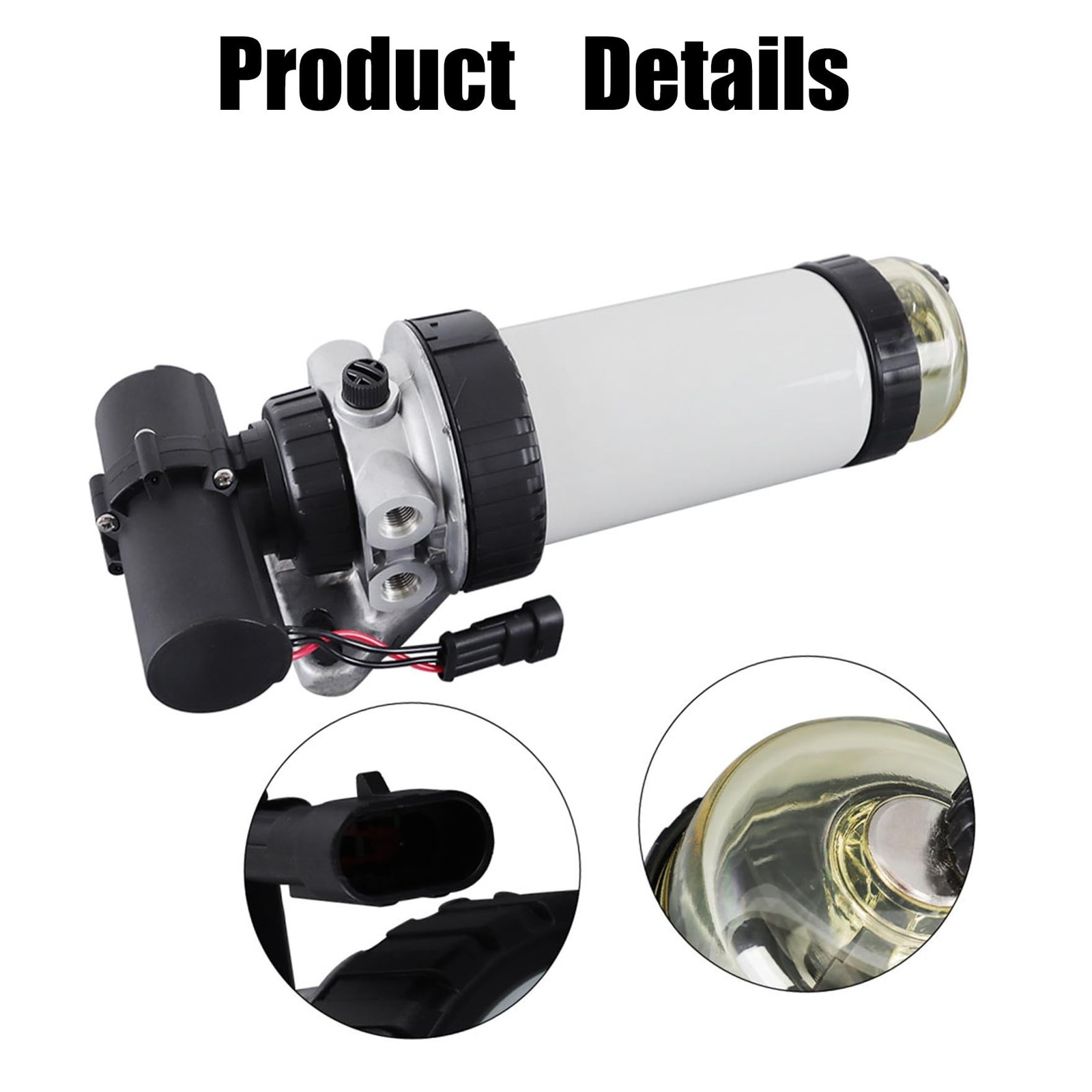 waltyotur Fuel Pump & Filter Assembly Replacement for New Holland LS180 LS190…