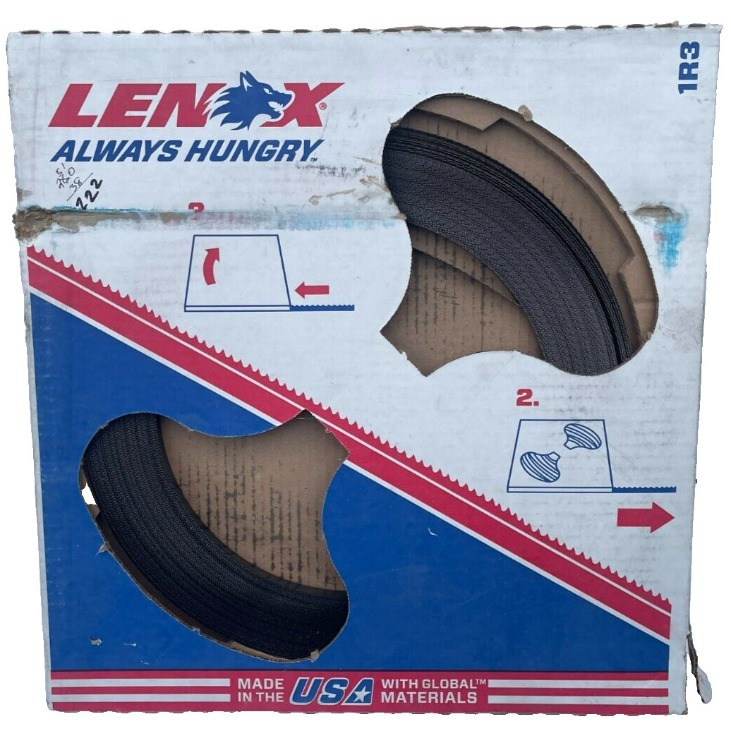 Lenox Band Saw Blade Neo-Type Coil 222′ x 1/2″ x .025 x 14 S R, 4118NEC12127