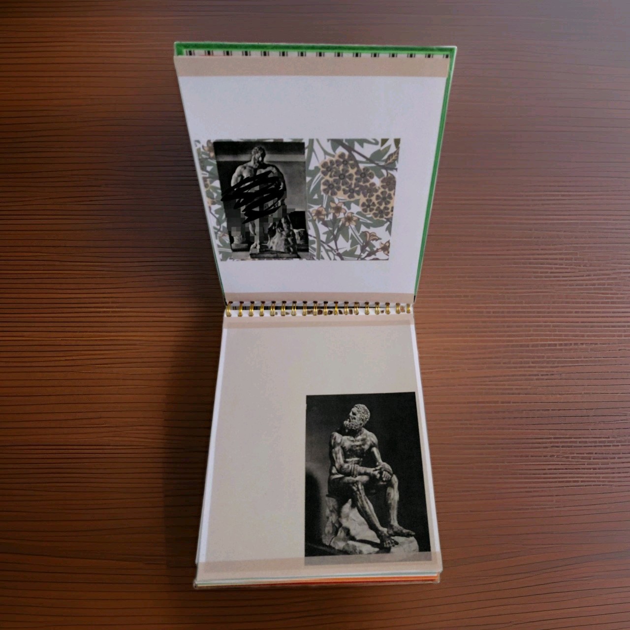 Human Body Anatomy Nudes Artsy Junk Journal Handcrafted Book 48 Pages