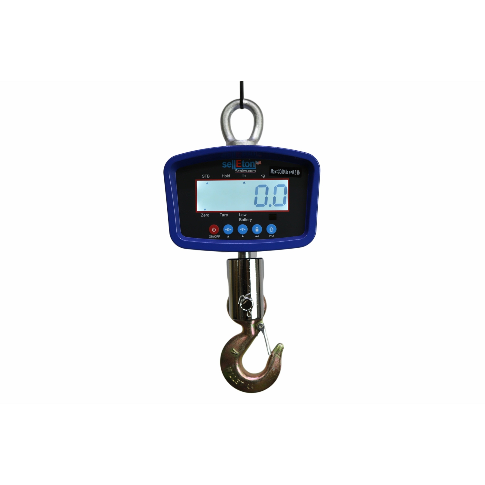 SellEton SL-924 Digital Medium General Purpose Crane Scale 1000 lb x 0.2 lb