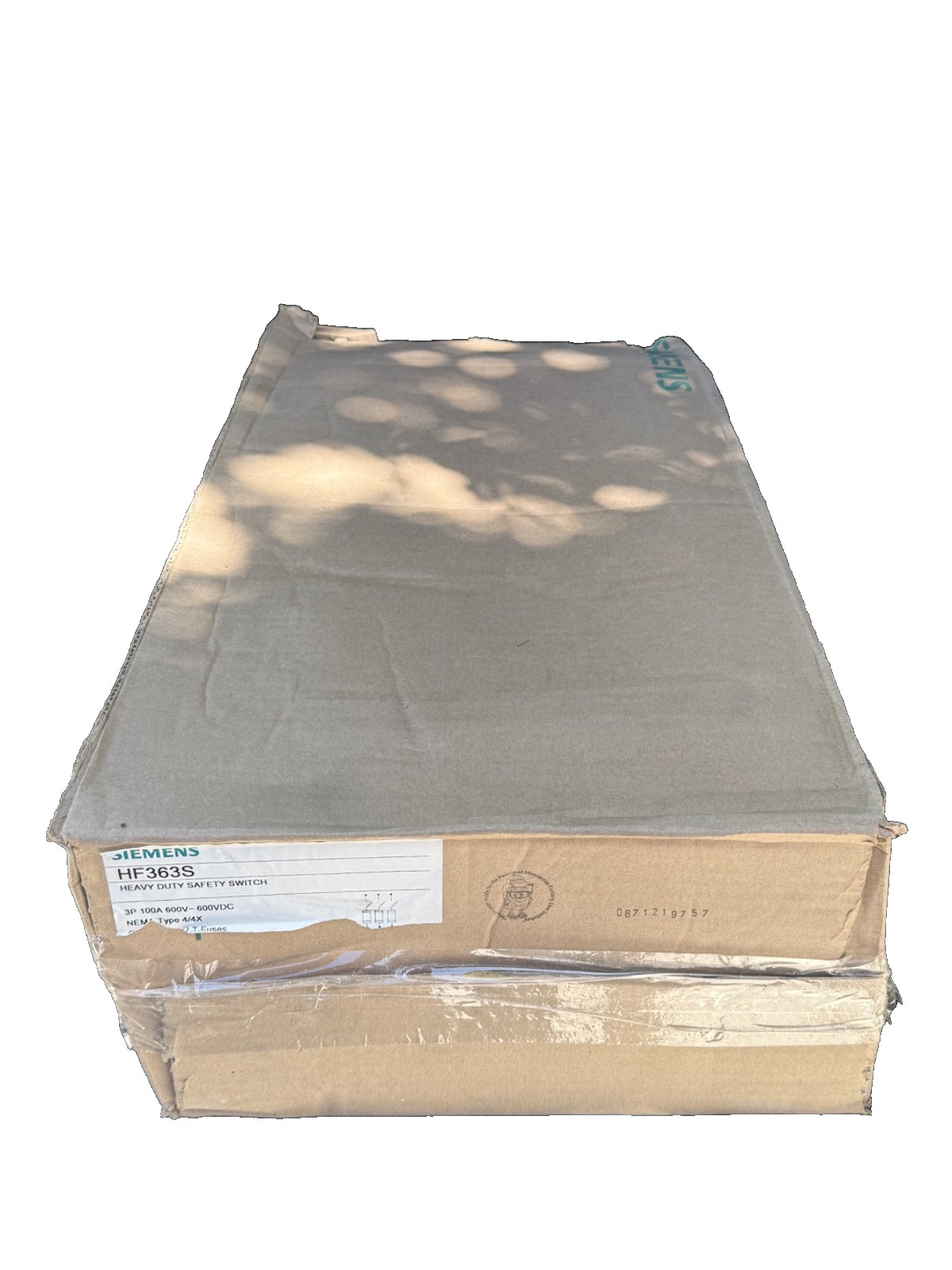 NEW Siemens HF363S 3w 600v 100a Fused Stainless Steel Disconnect NEMA 4X/12