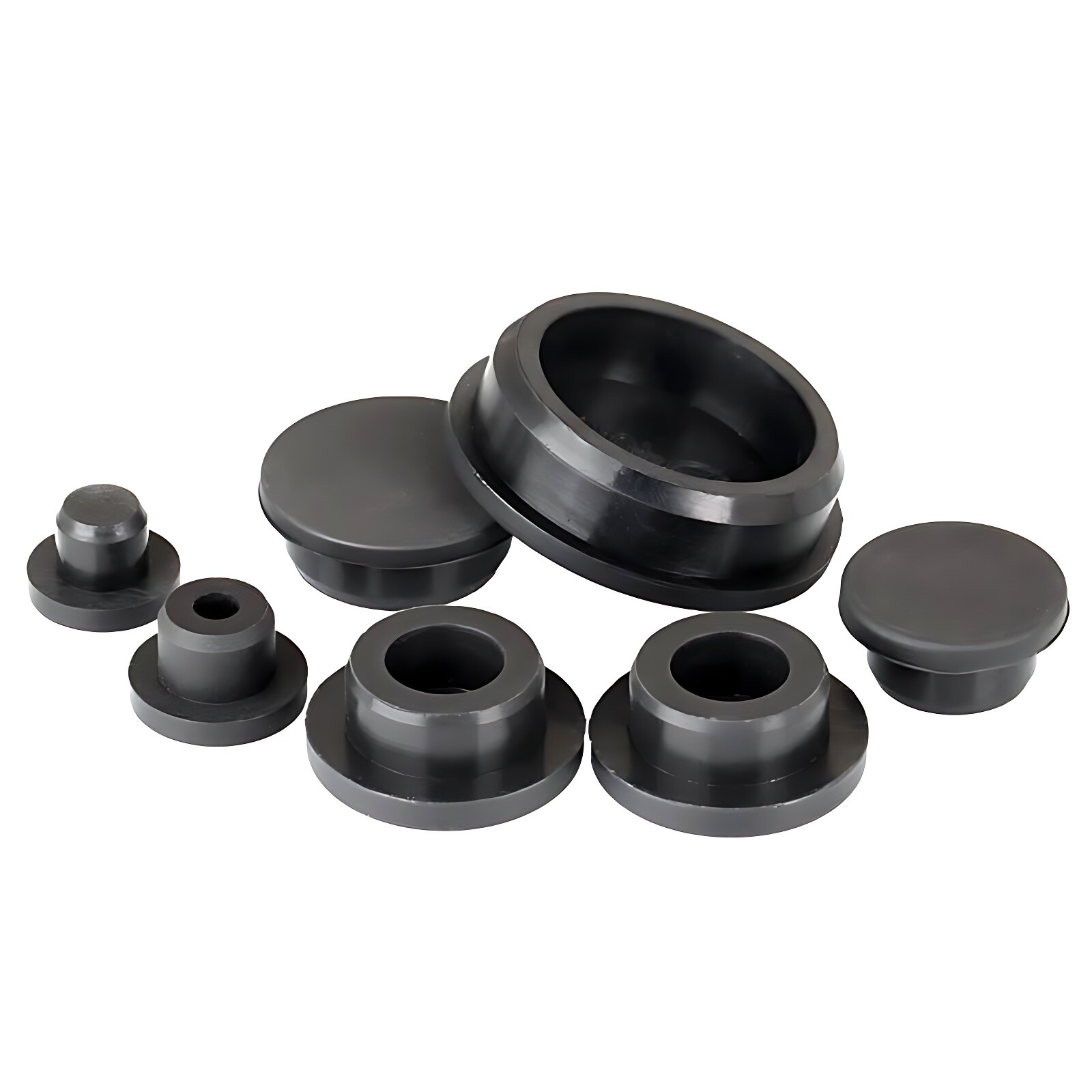 Round Silicone Rubber Round Hole Plugs Blanking End Cap Tube Pipe Insert Bung