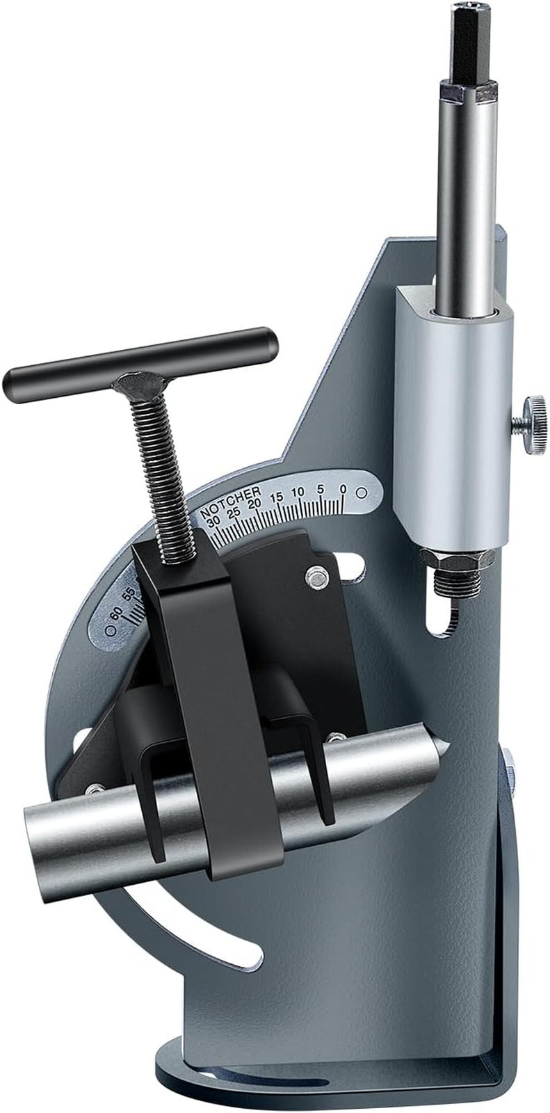 Versatile Adjustable Pipe Notcher for 1/2″ to 2″ Tubing, 0-60° Angles