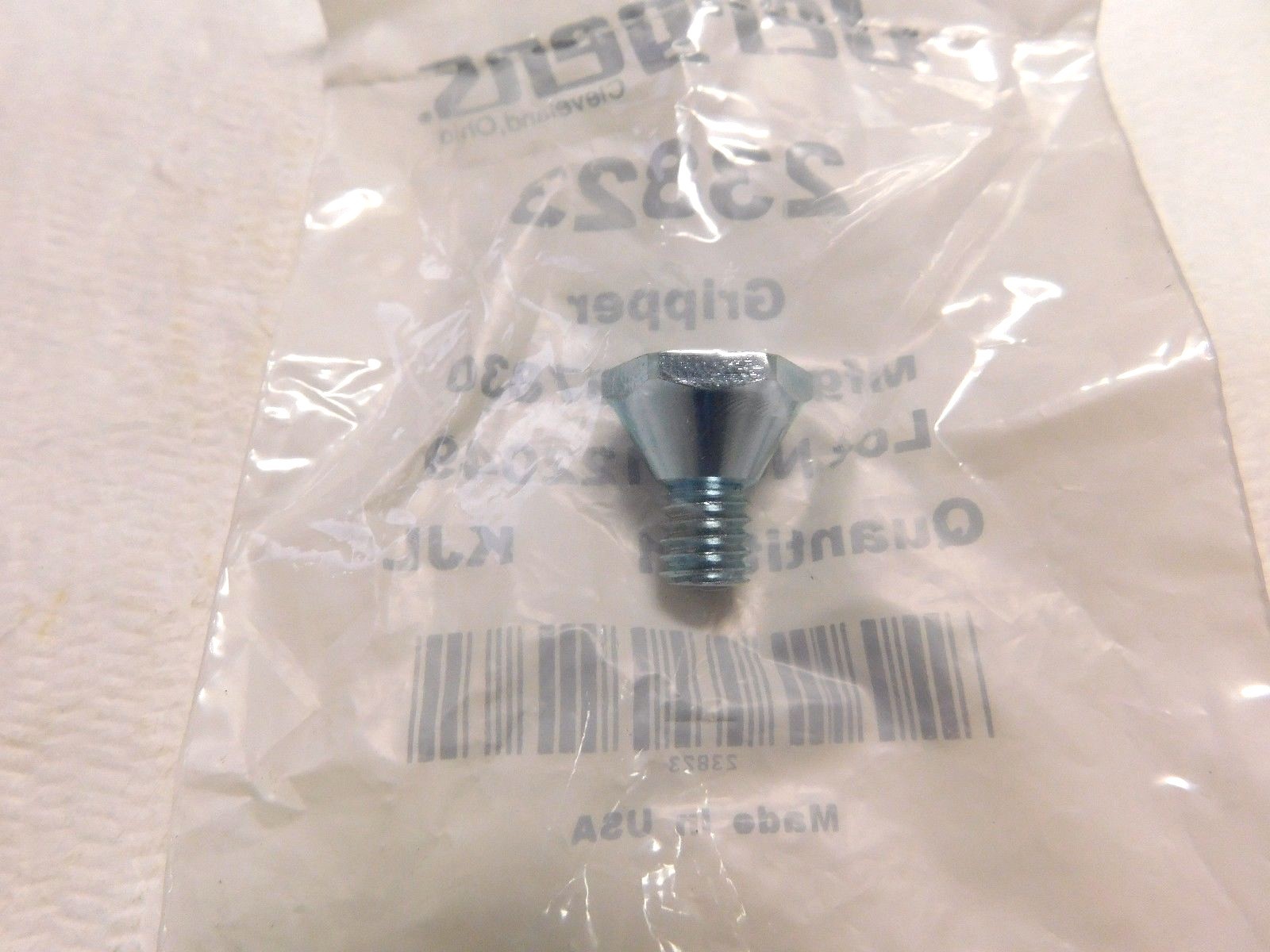 Jergens Carbide-Tipped Hex Head Gripper 3/4" Dia 3/8"-16 Thread Grade