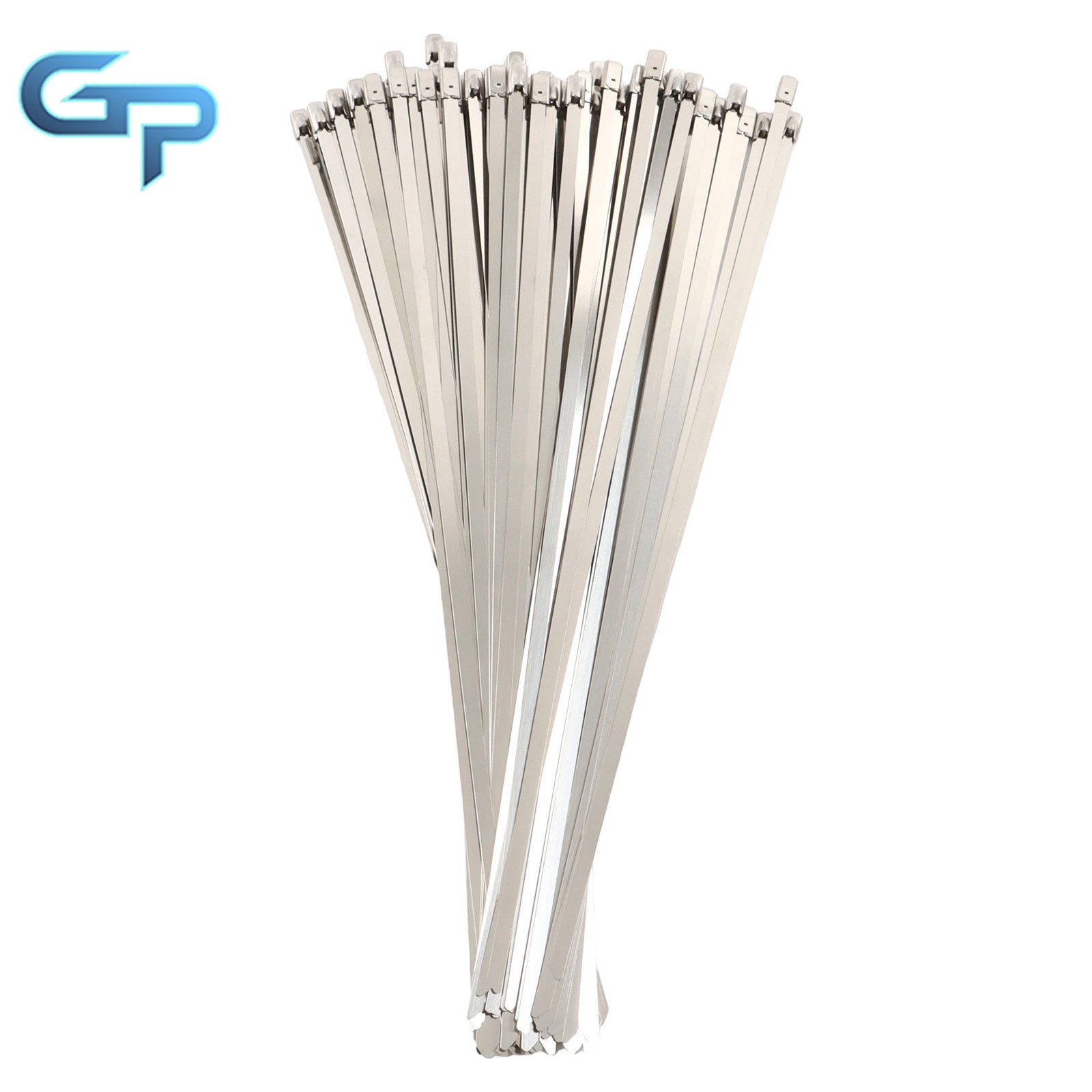 100 Pcs 11.8″ Stainless Steel Ties Gun Kit Self-Locking 200lb Tensile Tool