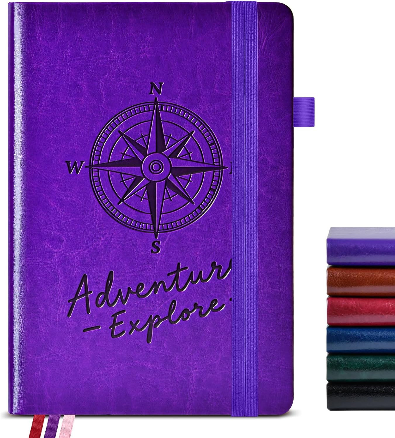 Lined Journal Notebook for Women Men, 160 Pages, A5 Hardcover Vintage Leather Jo