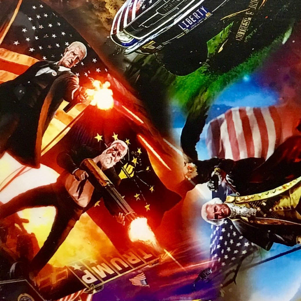hydrographic film / activator US Presidents Trump hydro dip dipping wizard