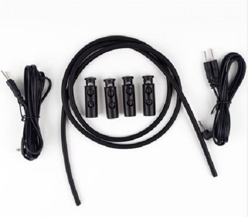 5mm Conductive Silicone Rubber Tubing TENS / ESTIM / Cable + Accessories Options