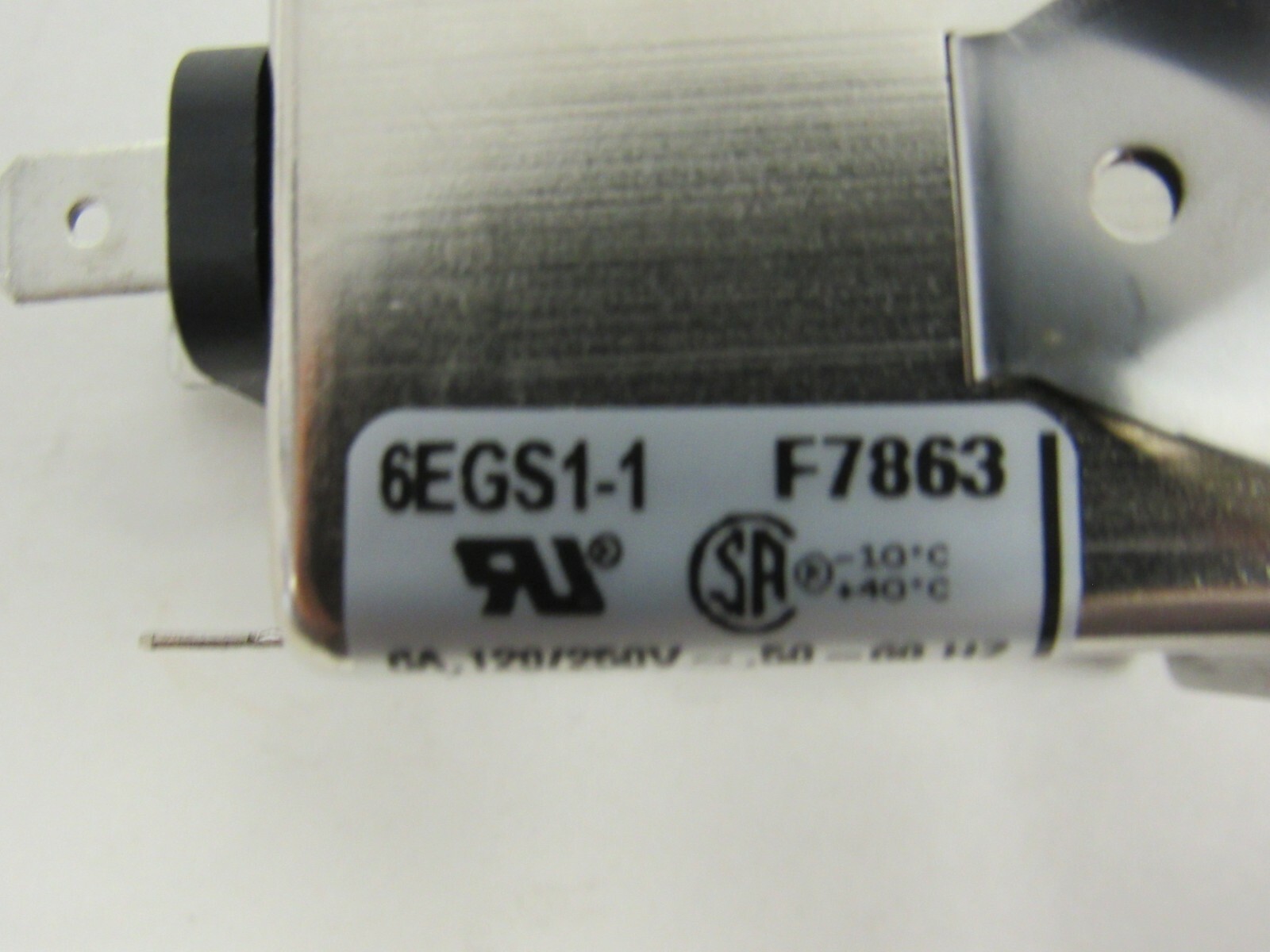 Corcom 6EGS1-1 250V EMI Filter AC Power Entry Module 18-4