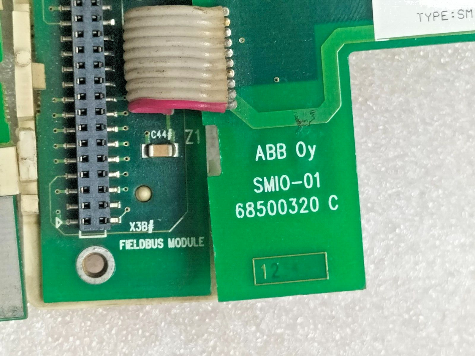 ABB SMIO-01C REV:G CONTROL BOARD 68500320C