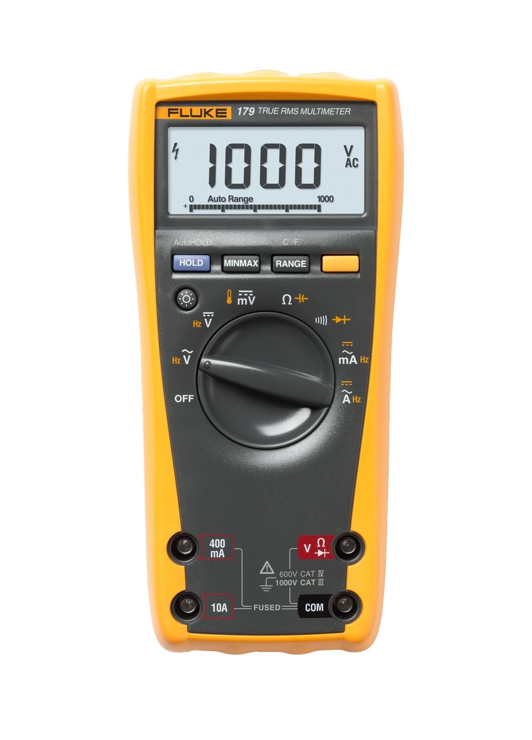 FLUKE 179-True-rms Multimeter, with backlight and temperature