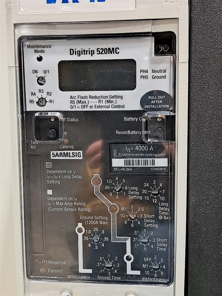 4000A EATON SBNC4N Magnum SB Circuit Breaker 635V SBSC4N3WEA 40CHC LCN4L MNLAX