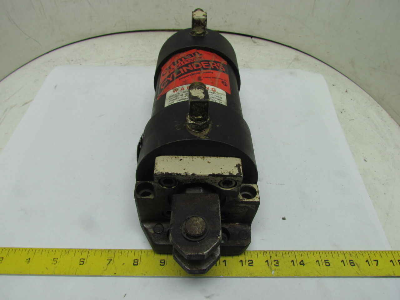 Ortman 3.500X4.250 Pneumatic Air Cylinder 3-1/2″ Bore 4-1/4″ Stroke Roundline