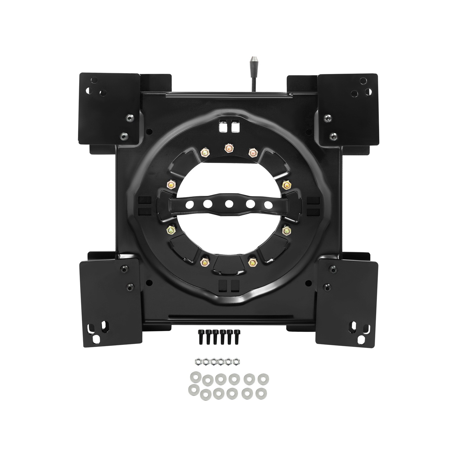 Black Swivel Seat Mounting Plate,Steel Car Seat Swivel Plate,RVSwivel Seat Base