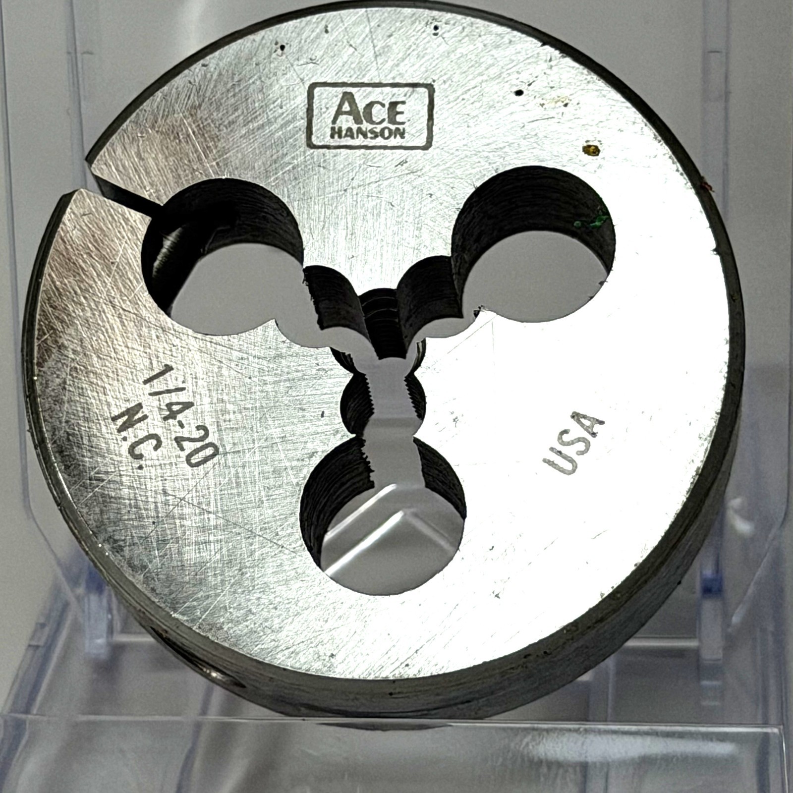 Ace Hansen 1/4″-20 NC Adjustable Die 2″ OD – NOS Military Surplus 4220