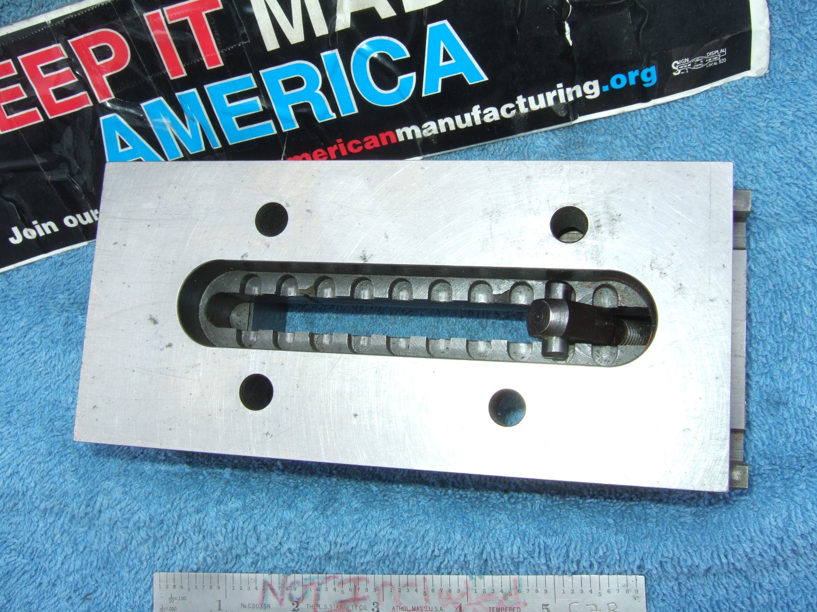 HERMANN SCHMIDT USED V0-4 GRIND VISE W/WRENCH TOOLMAKER MACHINIST INSPECTION #H