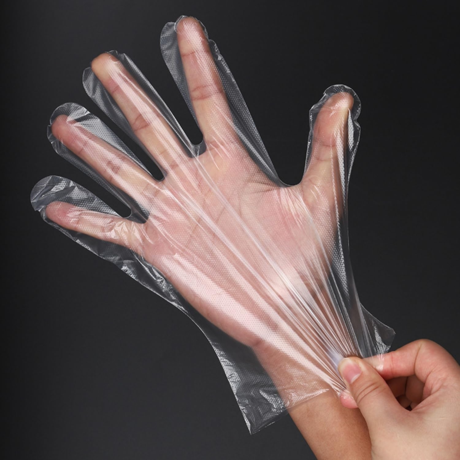 400 Count Disposable Poly Plastic Gloves for Make Sourdough Bread, Food Prep …
