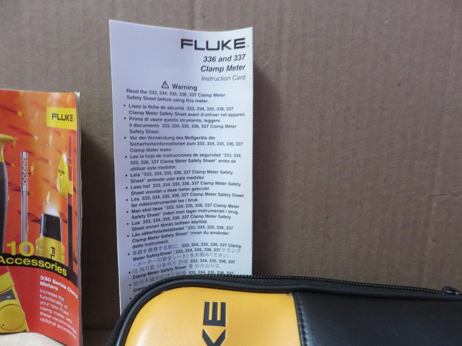 Fluke 336 True-RMS 600 Amp600 Volts AC/DC Current Clamp Meter CAT III Rated