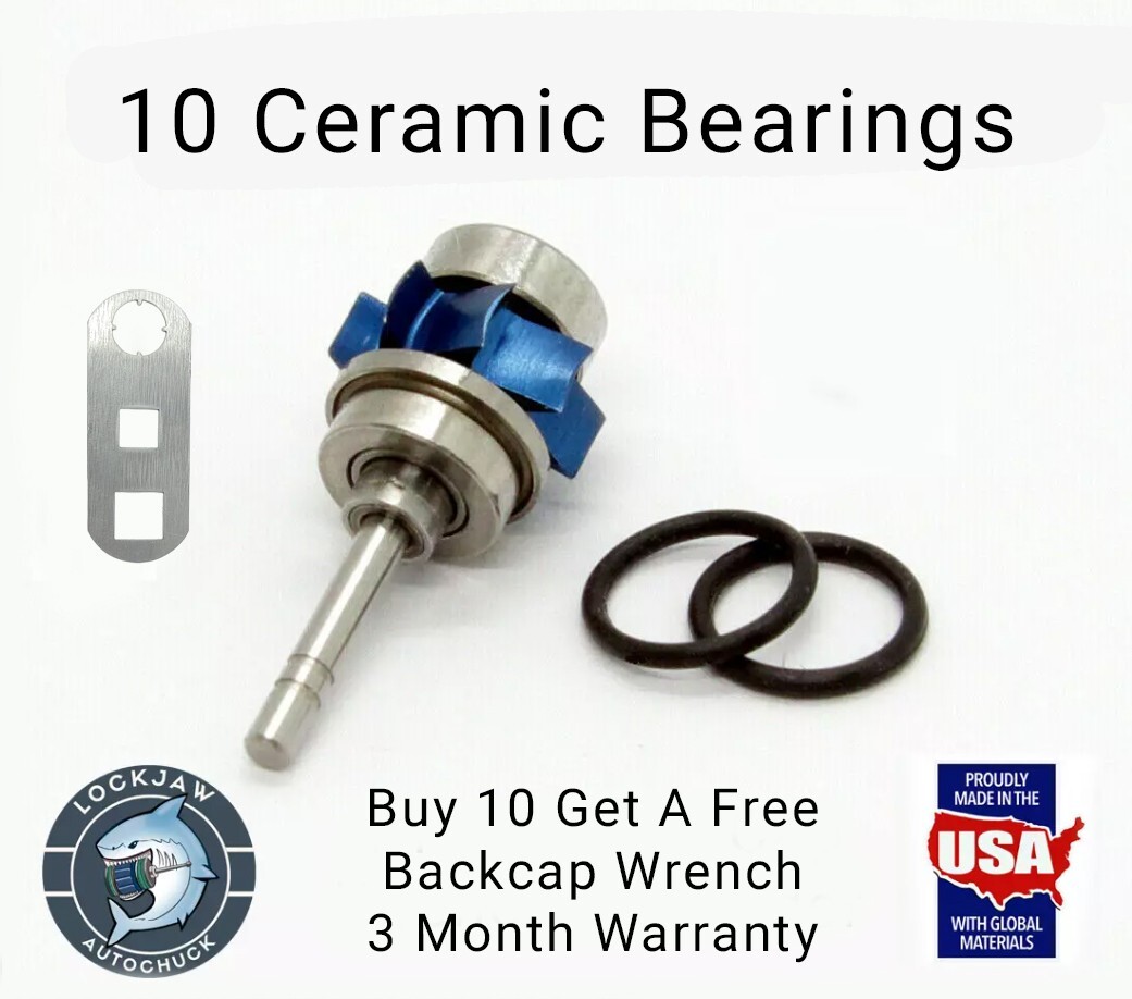 Midwest Tradition Lever Turbine Ceramic Integral Shield Bearings – Lot Of 10