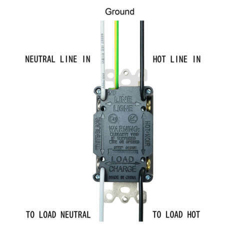 Black GFCI Outlet 20Amp Tamper Resistant Weather Resistant Duplex Receptacle NEW