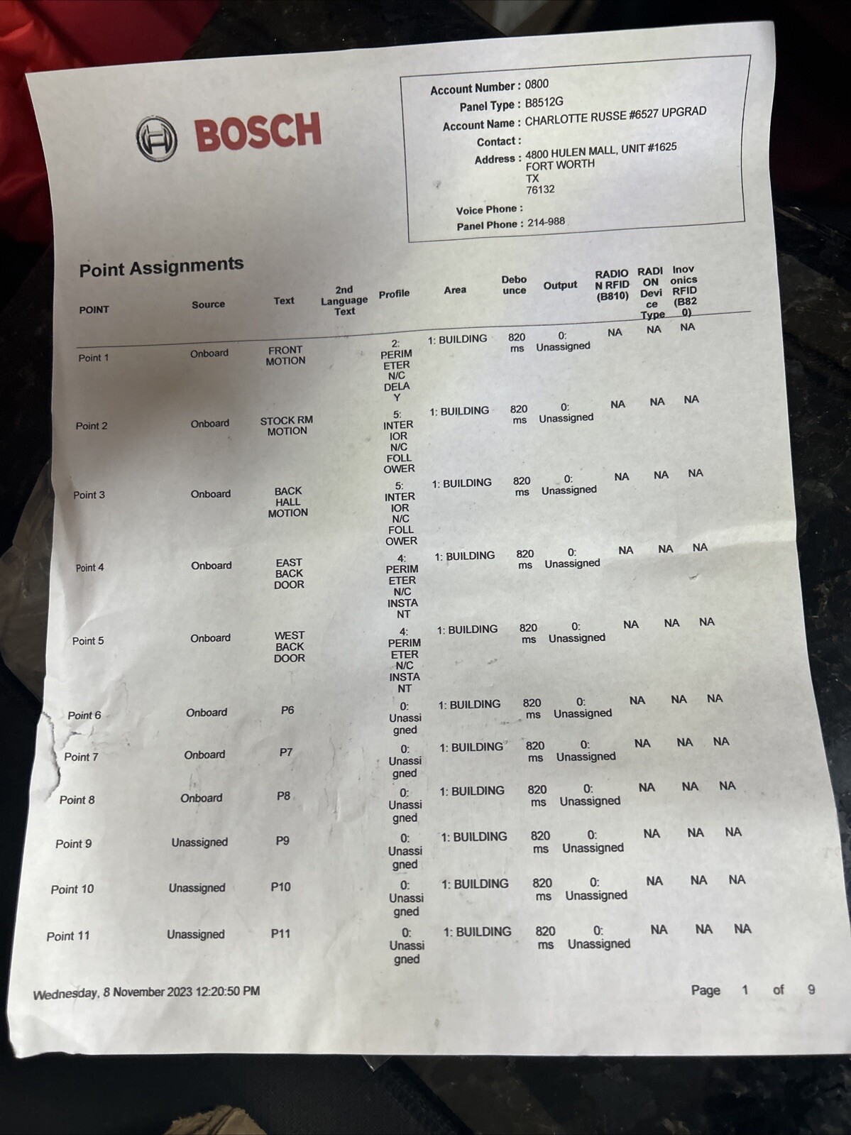 Bosch D7412GV4 Alarm Control Communicator READ