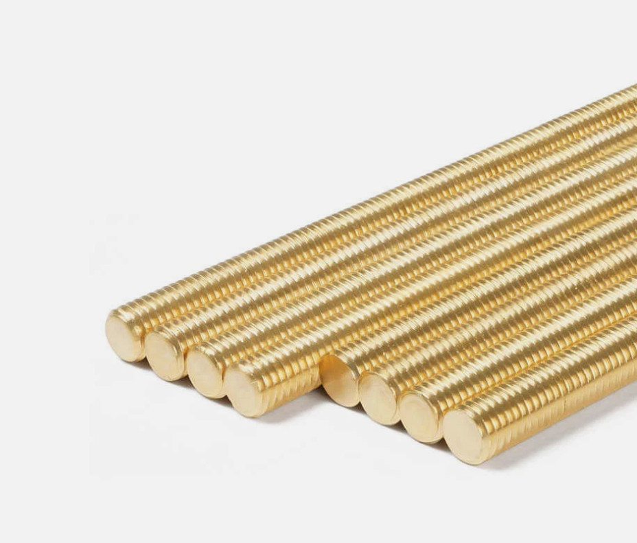 2mm 2.5mm 3mm to 20mm Brass Threaded Bar Threaded Rod Full Thread Studding Bar