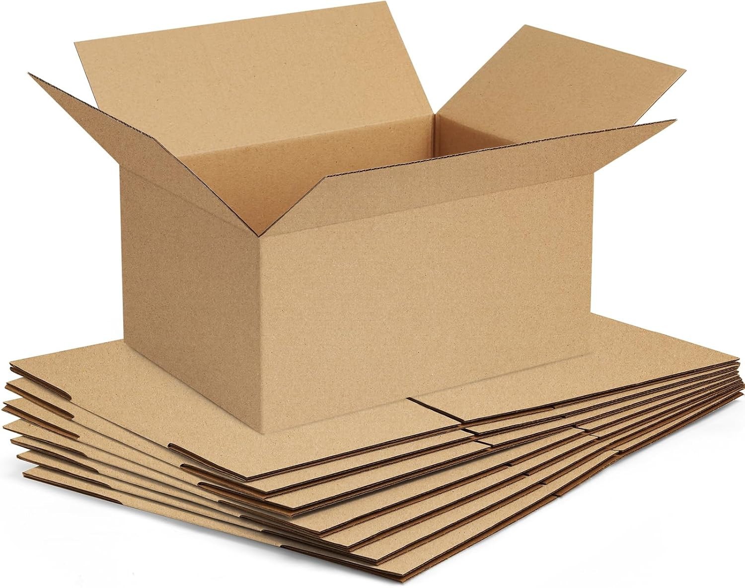 Famagic 8x6x4 Shipping Boxes 10 Pack Corrugated Cardboard Mailer Boxes