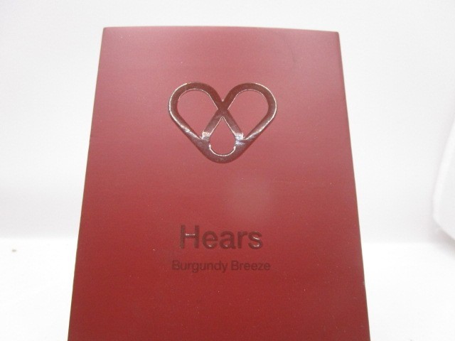 Hears BURGUNDY BREEZE Premium earplugs Noise Reduction 17 decibels 25 dB NIB
