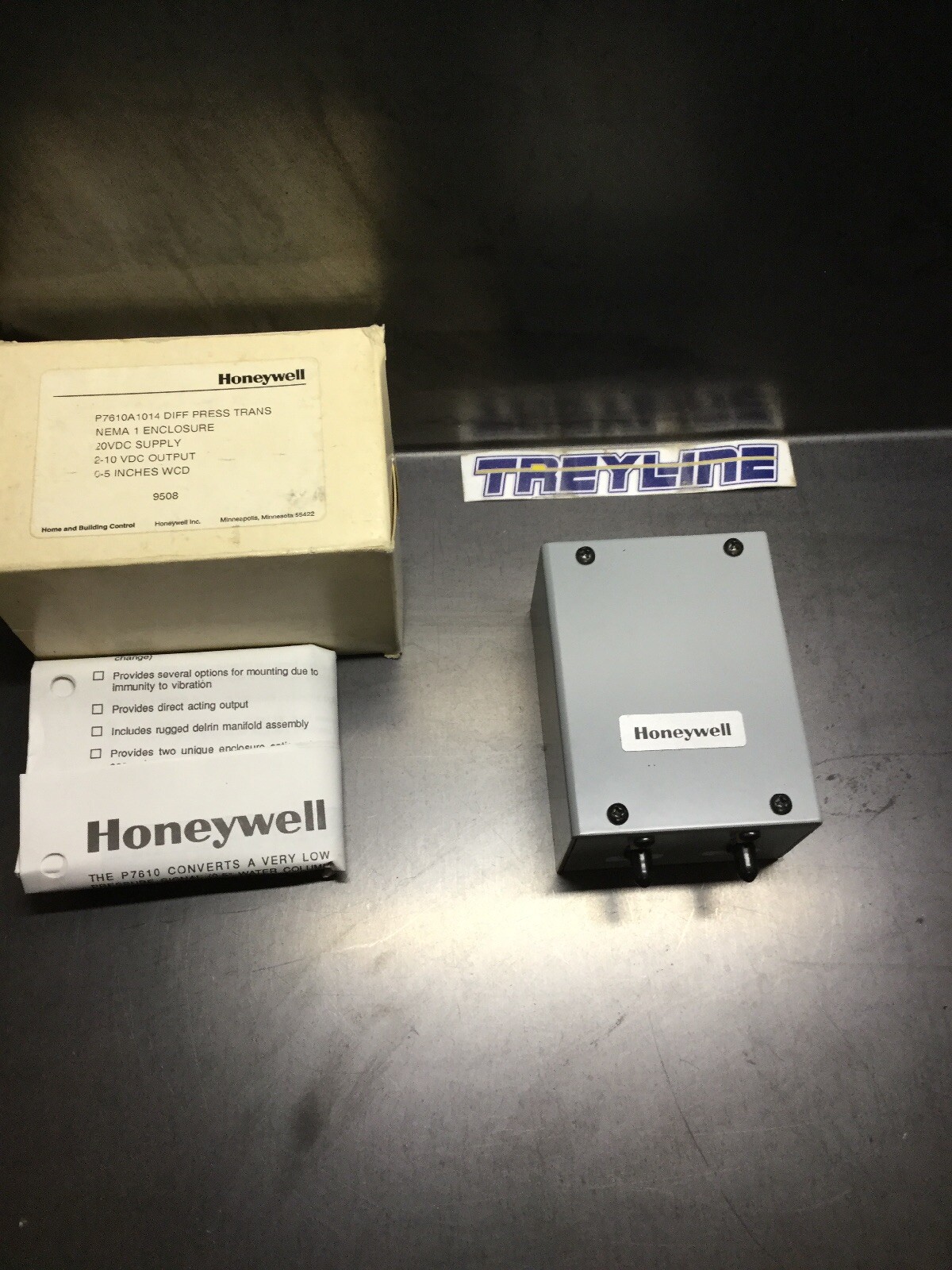 NEW, HONEYWELL, P7610A1014, DIFFERENTIAL PRESSURE TRANSMITTER, 20VDC. (8B-1)