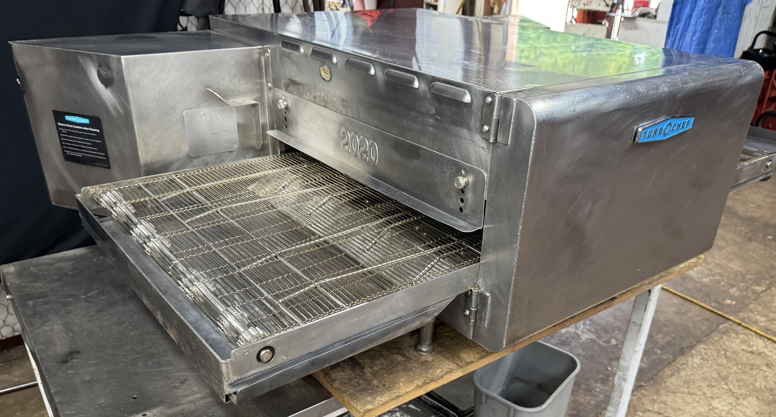 Turbochef HHC2020 High Speed Double Conveyor Pizza Oven Tested and Works