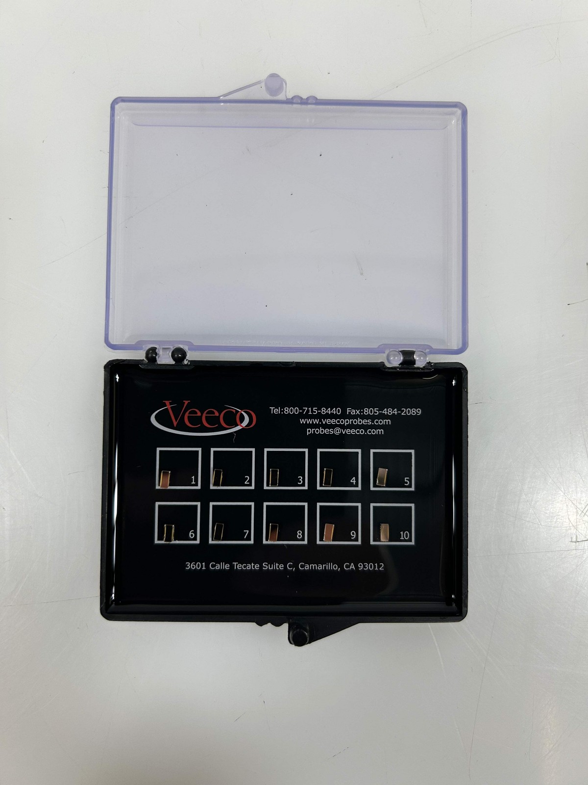 Veeco Probe Kit for AFM (Atomic Force Microscopy) Non-Conductive Silicon Nitride