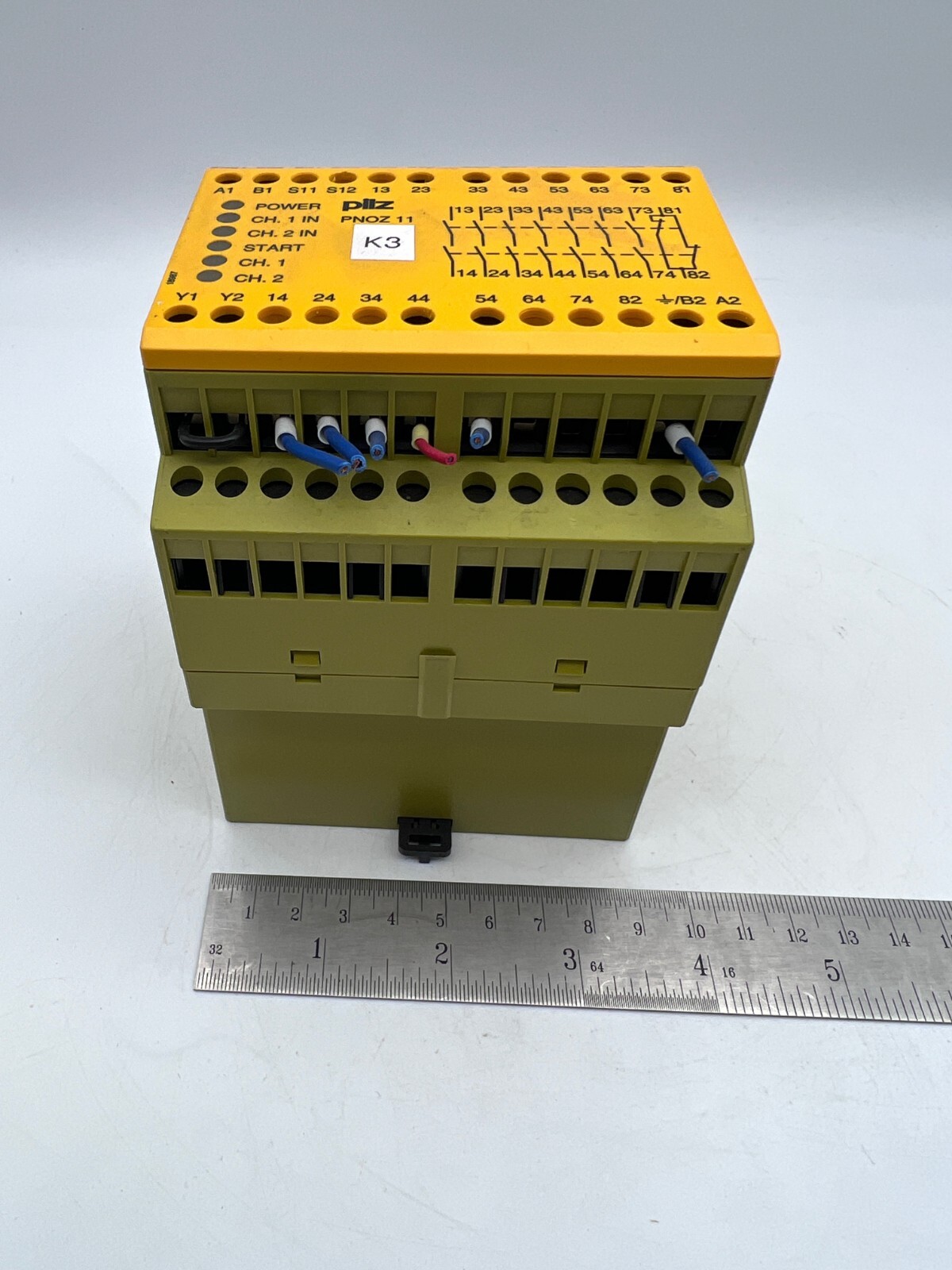 PILZ PNOZ 11 7S 774080 Safety Relay 24VAC 7VA/ 24VDC 4W DIN Rail GERMANY
