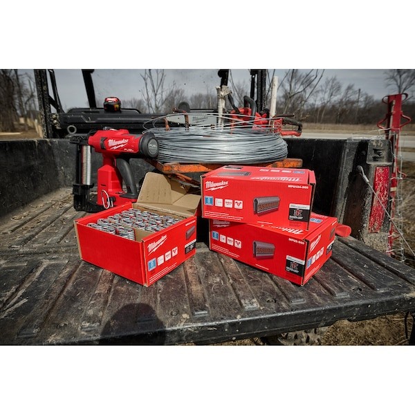 Milwaukee Tool Mpu134-960 Cable Staples, 9 Ga, Diamond Crown, 1-3/4 In Leg L,