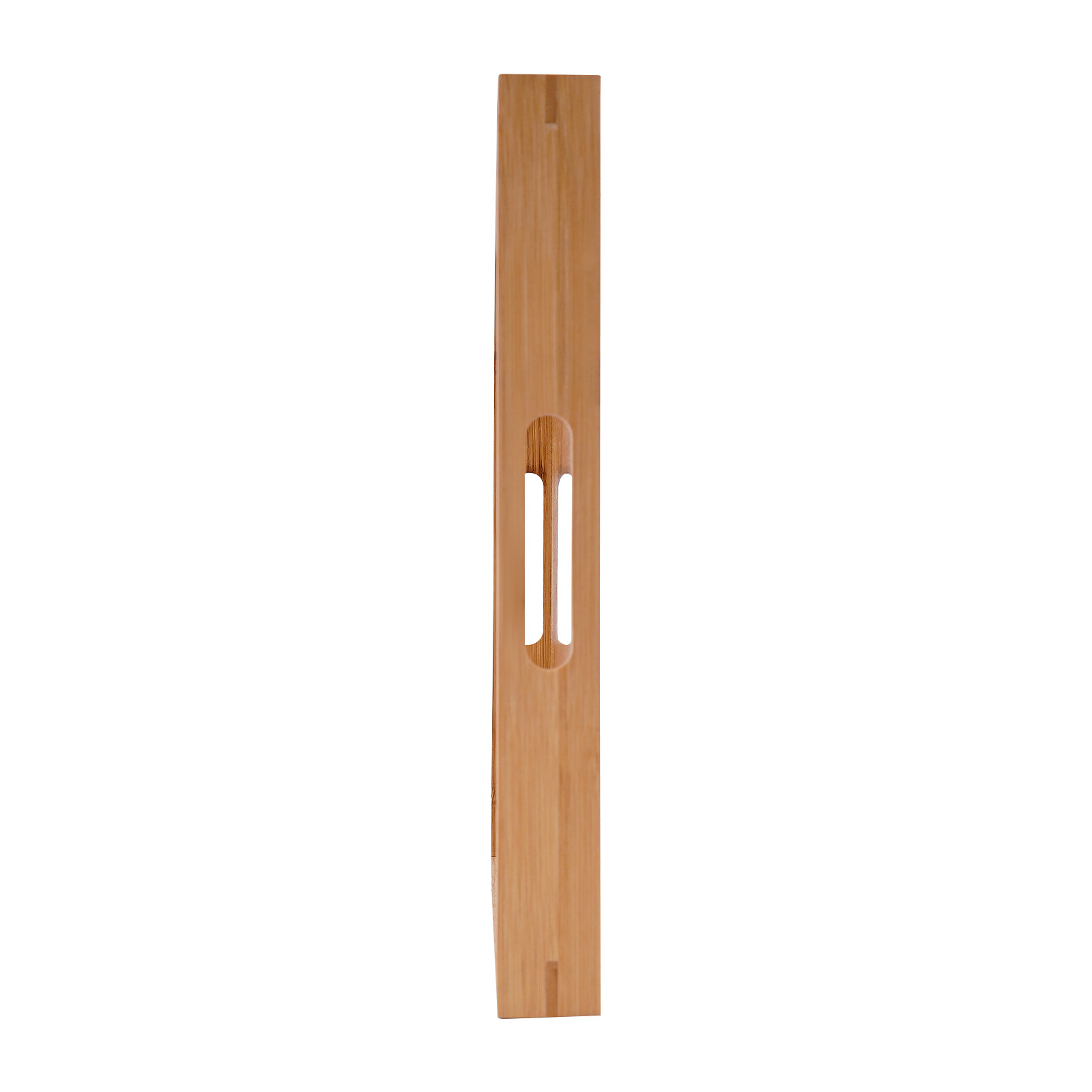 Bamboo Serving Trays 4-Piece Set Rectangular 18.1 × 13 × 1.4 In Log Color