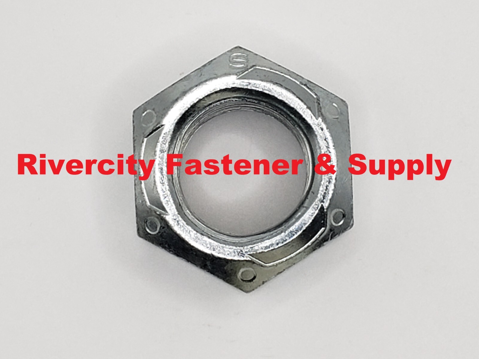 7/8-9 All Metal Lock Nuts 7/8×9 Nut 7/8″ x 9 Top Lock / Stover Nut Zinc