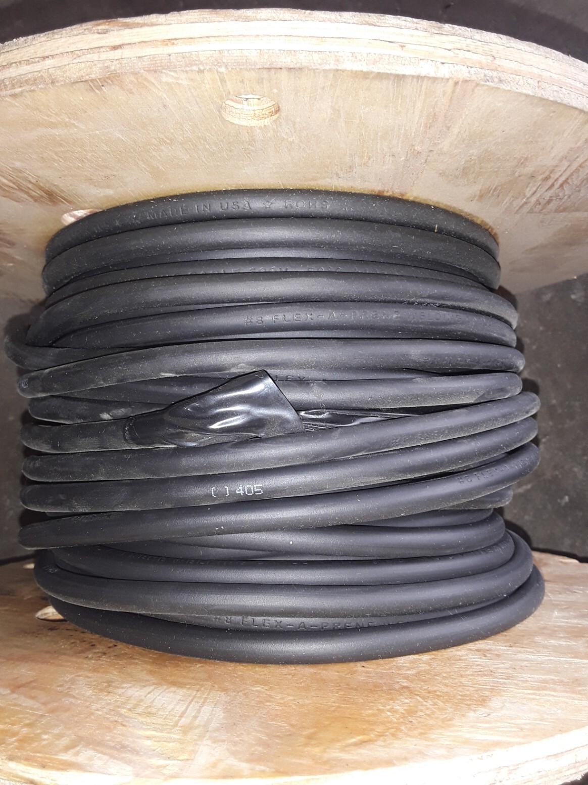 Direct Flex-A-Prene 100 Foot of #8 AWG Welding Cable Made In USA