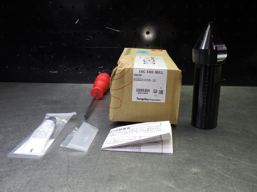Tungaloy 34mm 60 Deg 1 Flute Chamfer Mill 32mm Shank ECC31005R-30 (LOC2848D)