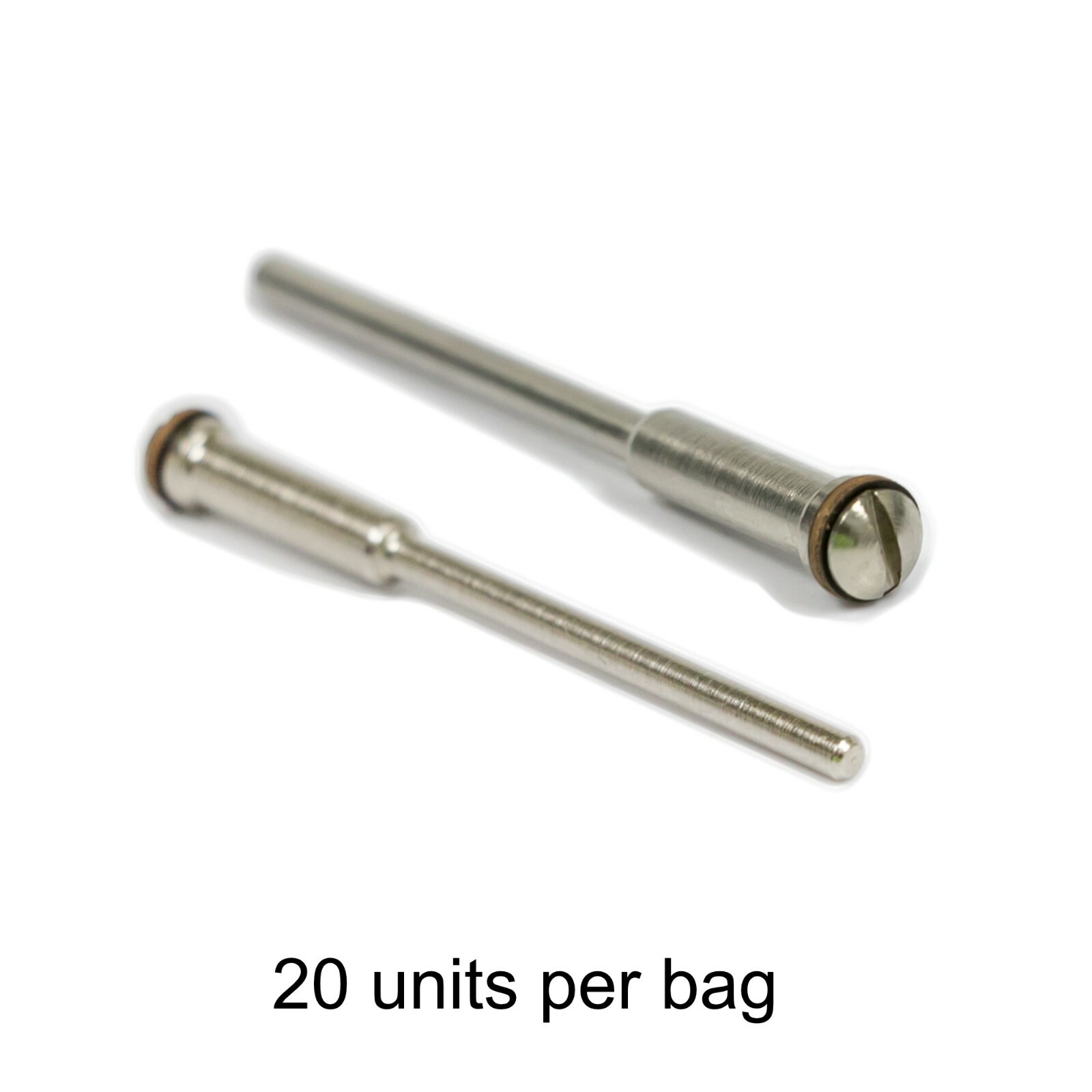 20 Dental Lab Jewelry Reinforced Mandrels 2.35mm Shank 3/32” for Discs & Points
