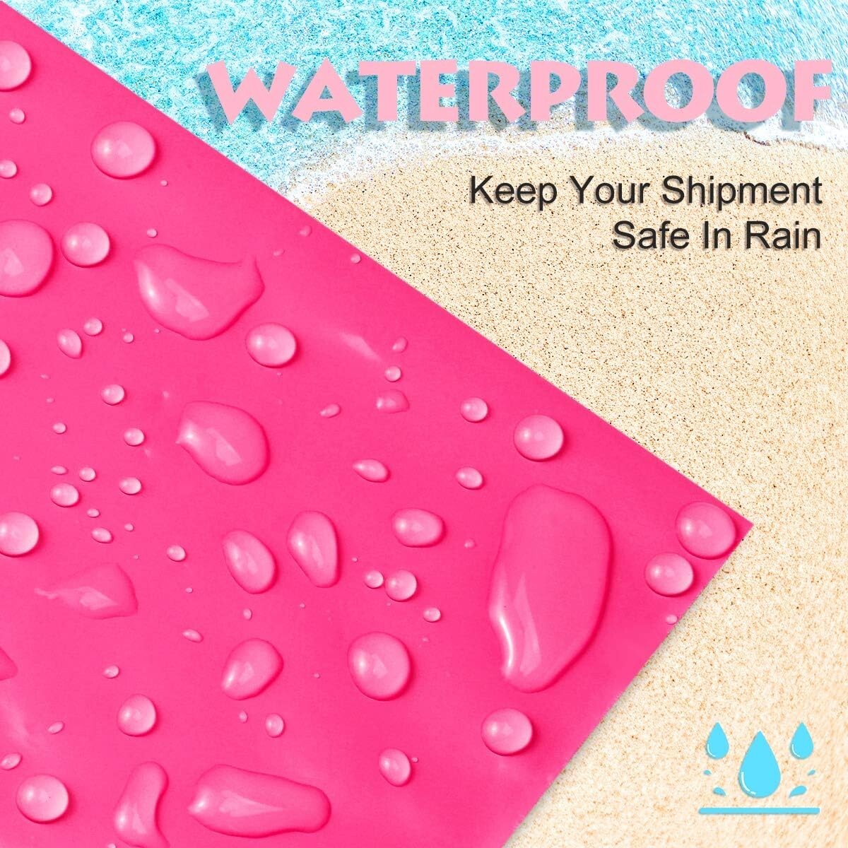 300 Poly Mailers 10×13 Shipping Bags Plastic Packaging Mailing Envelope Pink