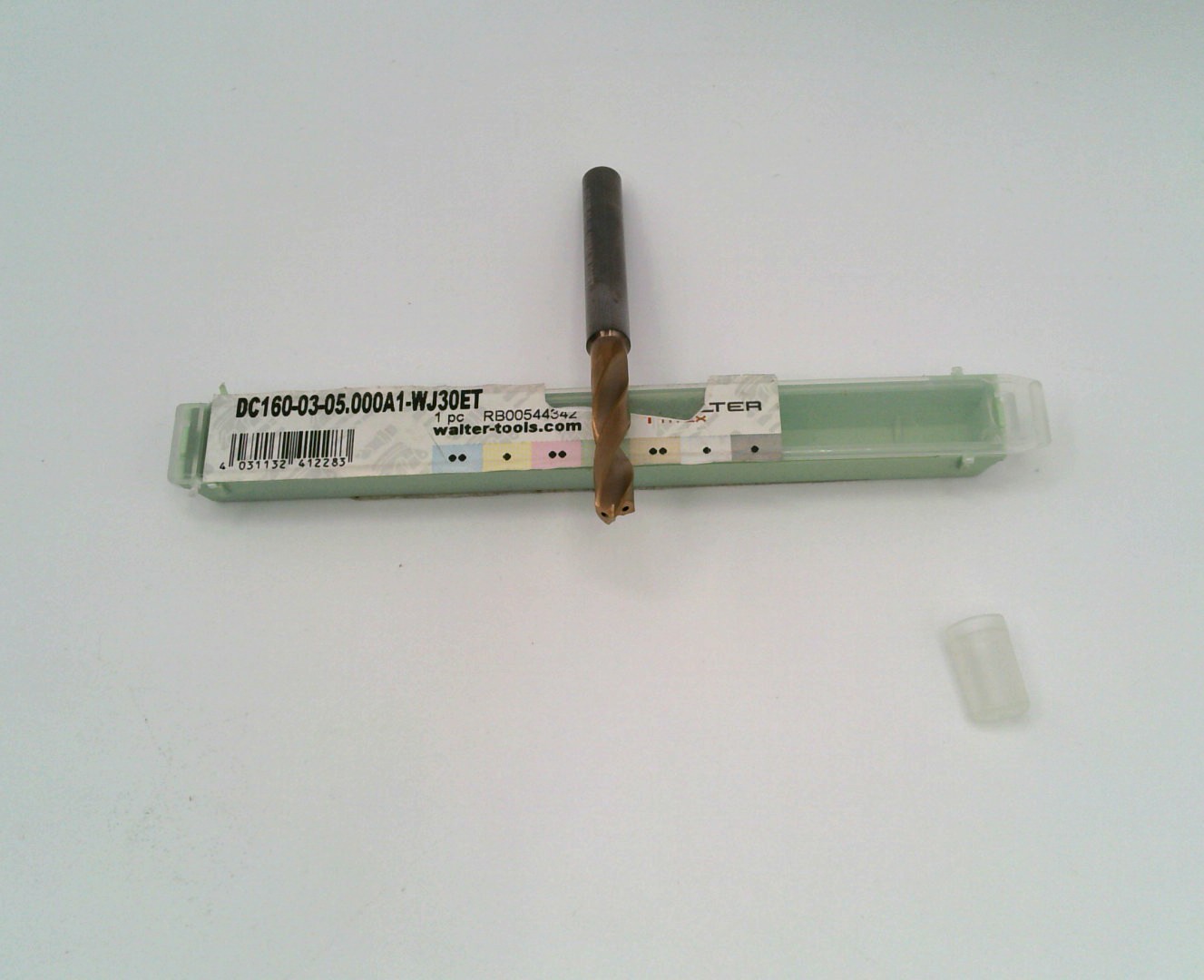 New Walter DC160-03-05.000A1-WJ30ET 5mm/.1969″ Carbide Drill 3xD Coolant Thru
