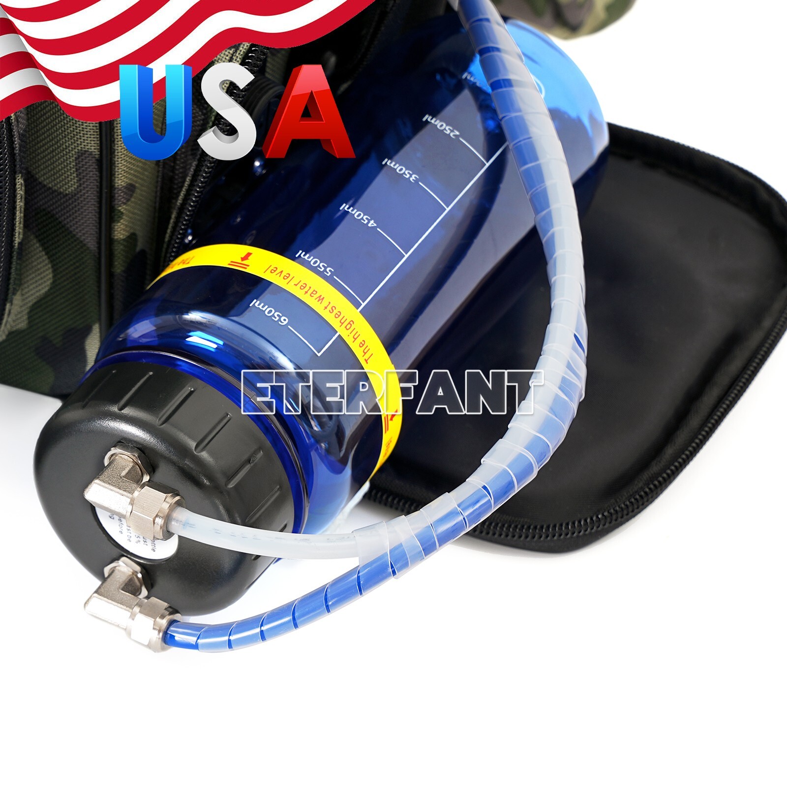 ETERFANT Dental Portable Delivery Unit Air Compressor Syring Suction System 4H