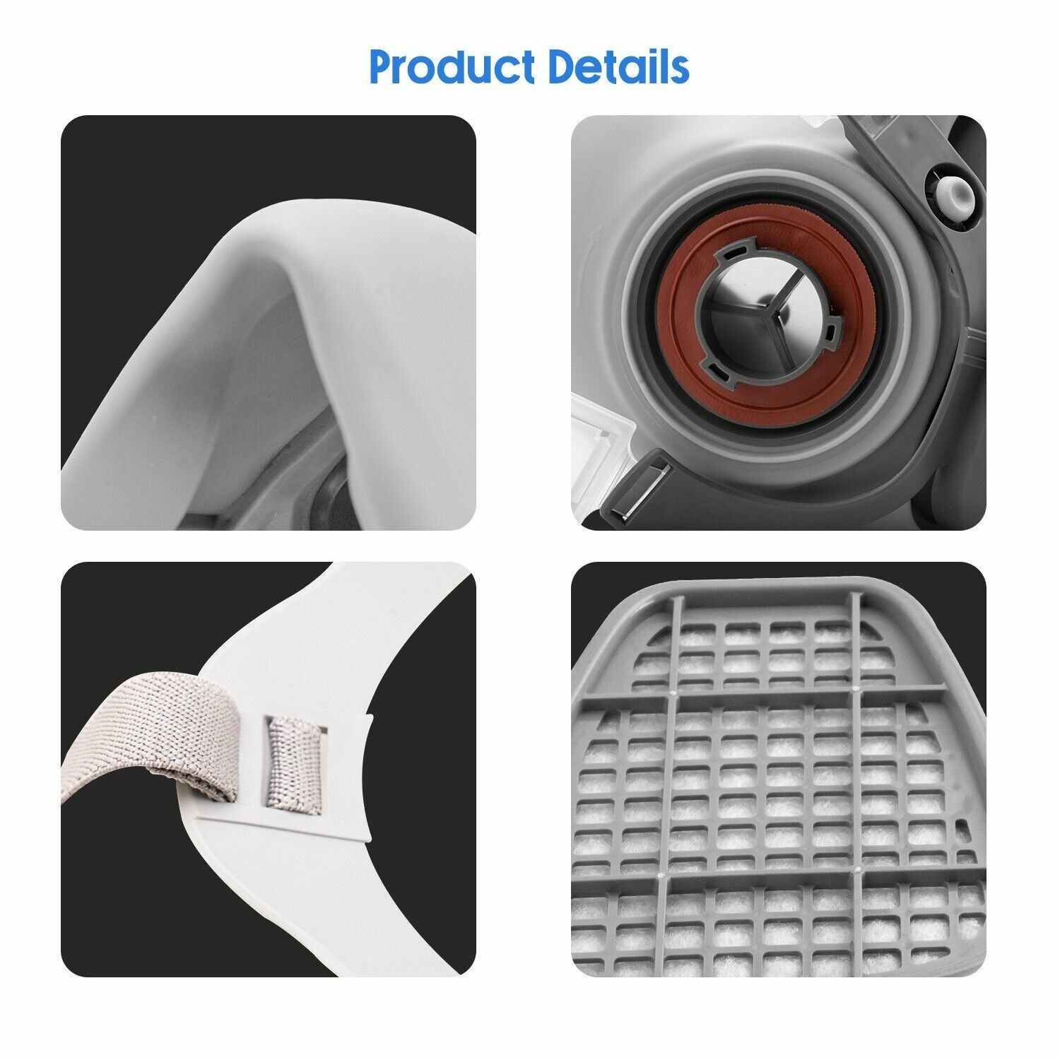 7 in 1 Half Face Gas Mask 6200 Respirator Safety Protect Painters Respirator Kit
