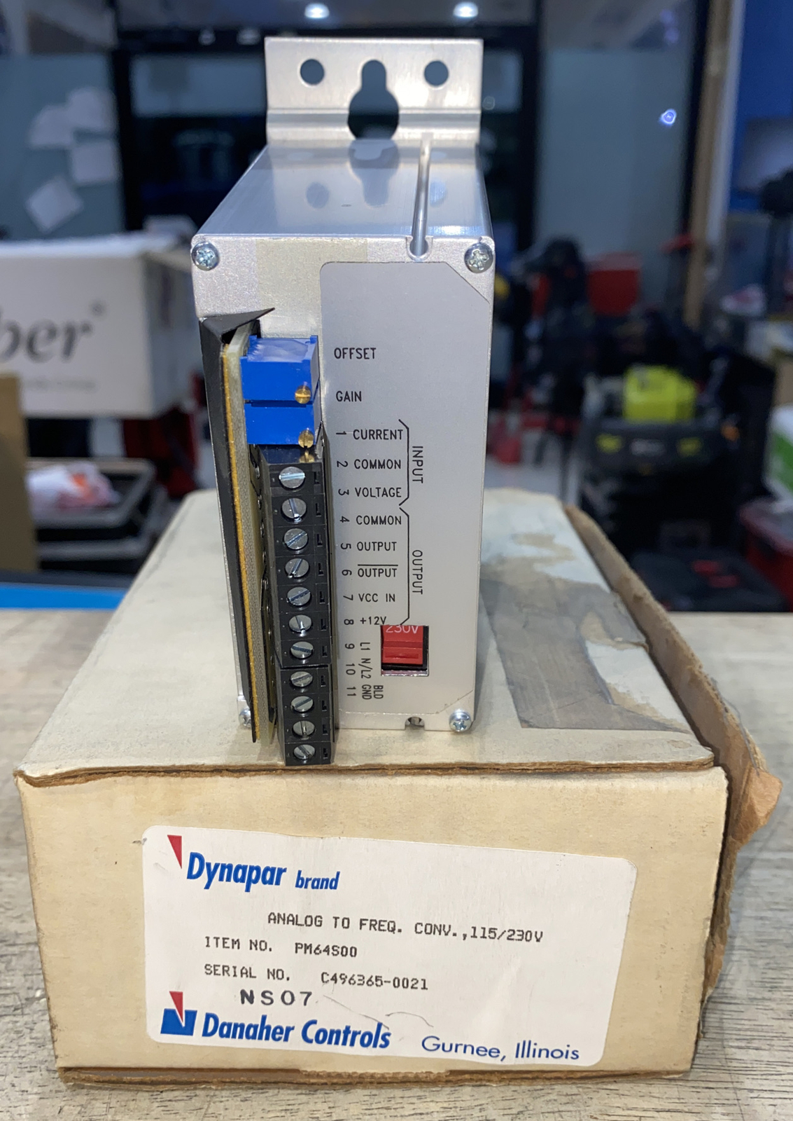 Dynapar PM64S00 Analog to Frequency Converter 115/230 V